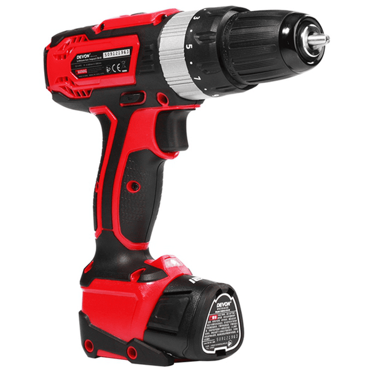 DEVON¬Æ 5230 Rechargeable Electric Screwdriver Tool Household Impact Drill