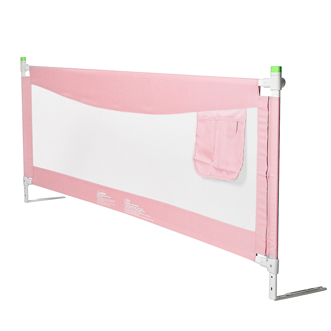 5 Adjustable Height Level Baby Bed Fence Safety Gate Child Barrier for Beds Crib Rail Security Playpen