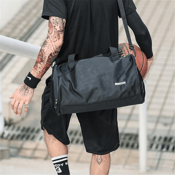 Outdoor Sport Gym Duffle Backpack Luggage Travel Fitness Shoulder Bag Shoes Basketball Storage Organizer