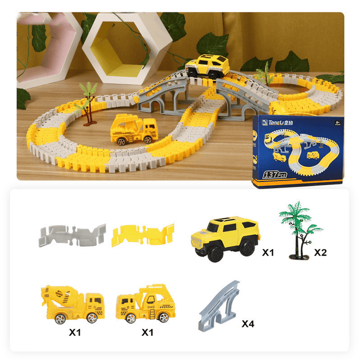 Tongli Engineering Vehicle Rail Car Children'S Toys