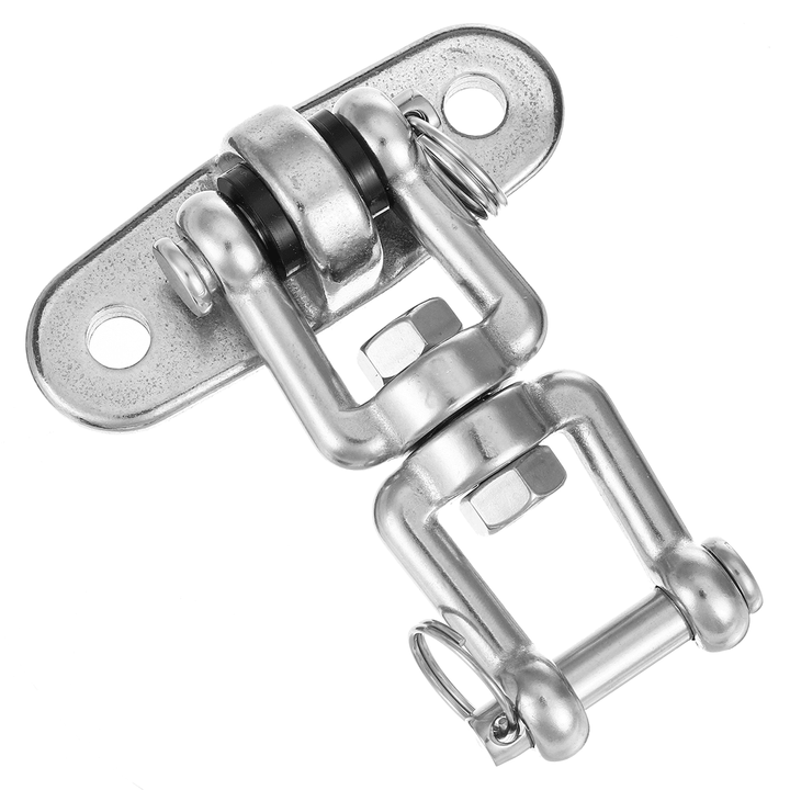 Hanging Basket Accessories Stainless Steel 360° Swivel Swing Fixed Buckles