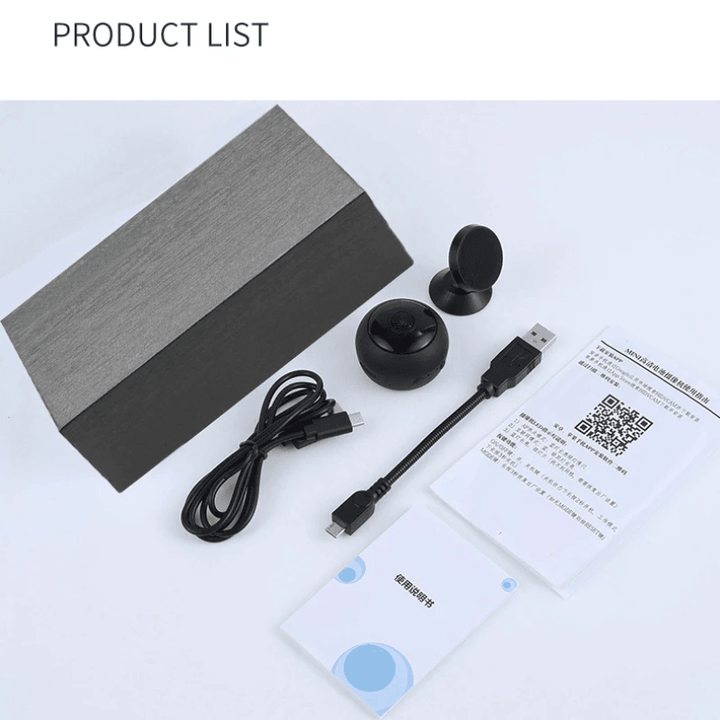 V380 Mini 1080P Wireless Smart Camera Wifi Security Camera Wireless Night Vision Remote Home Small Surveillance Camera DVR