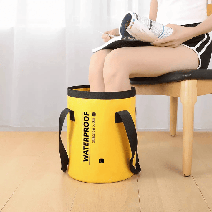 14.5/22.5L Waterproof Water Bags Fishing Folding Bucket Portable Bucket Water Container Storage Carrier Bag