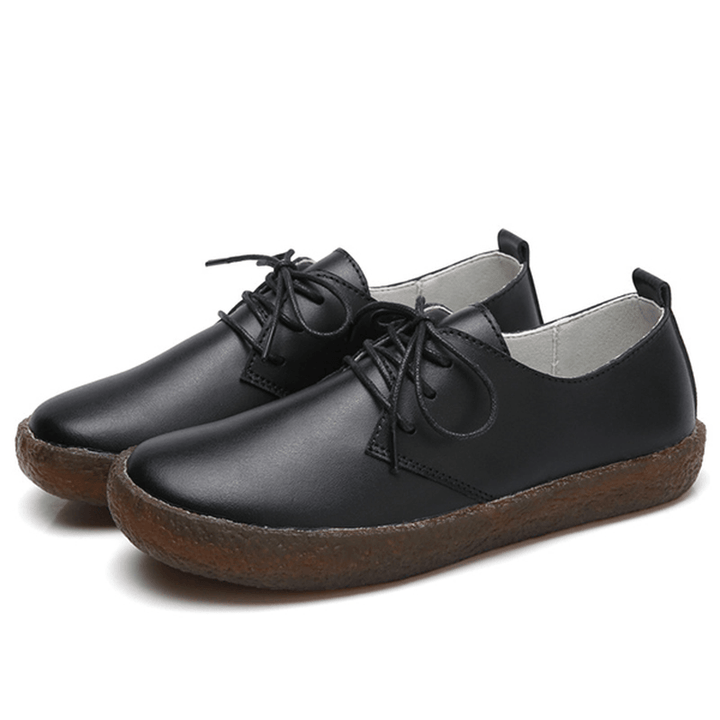 Soft Casual Flat Loafers in Leather