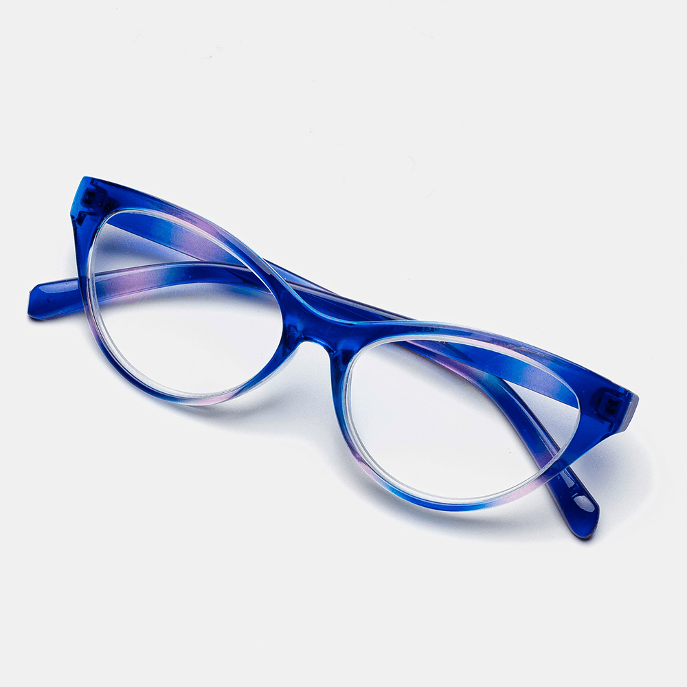 4-Color Cat'S Eye Gradient Reading Glasses