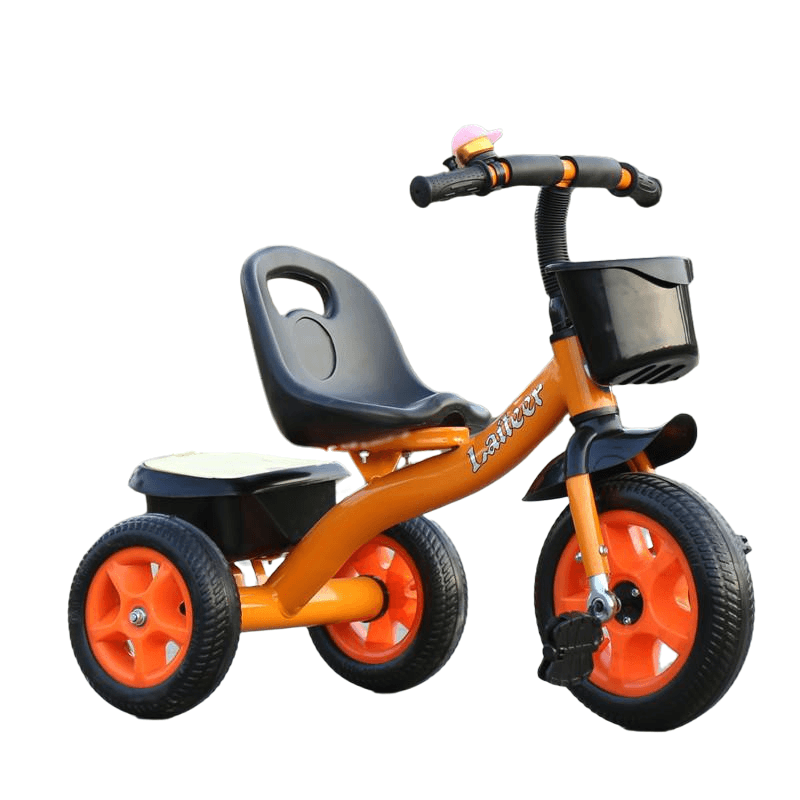 Laiteer 3 Wheel Kids Pedal Adjustable Tricycle for Aged 2-6 Children Toddler Balance Bike Balance Training with BasketÔºÜLarge Axle Wheel Gifts - MRSLM