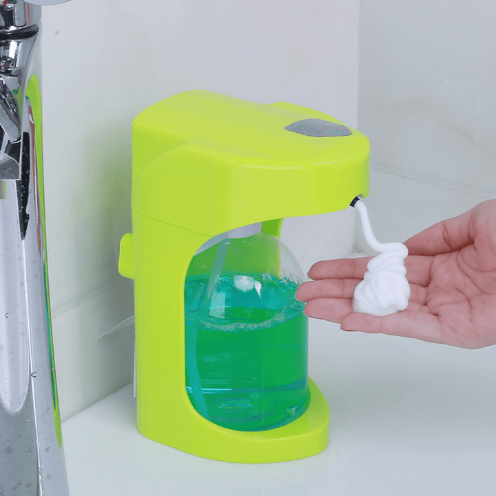 500ML Touchless Automatic Soap Dispenser Wall-Mounted Foaming Liquid Dispenser for Home Office School