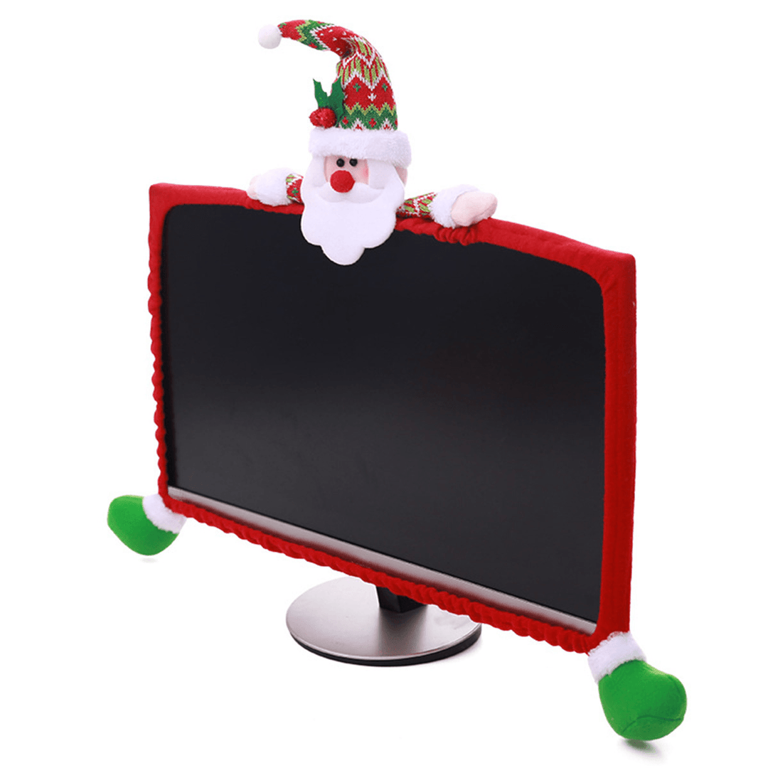 3 Style Christmas Computer Laptop LCD Screen Monitor Decor Cover Suit 19-27"