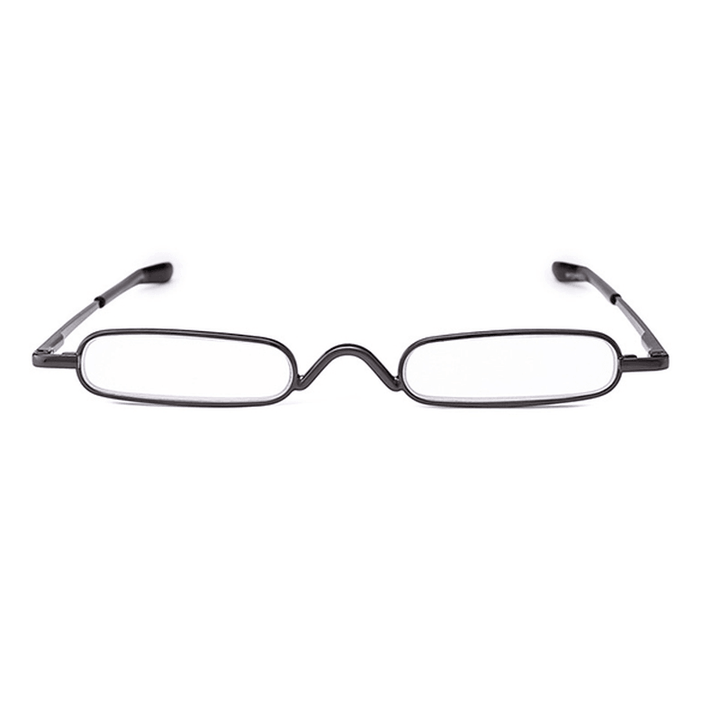 Mens Womens Portable Readers Reading Glasses Lightweight Folding Presbyopic Glasses with Case