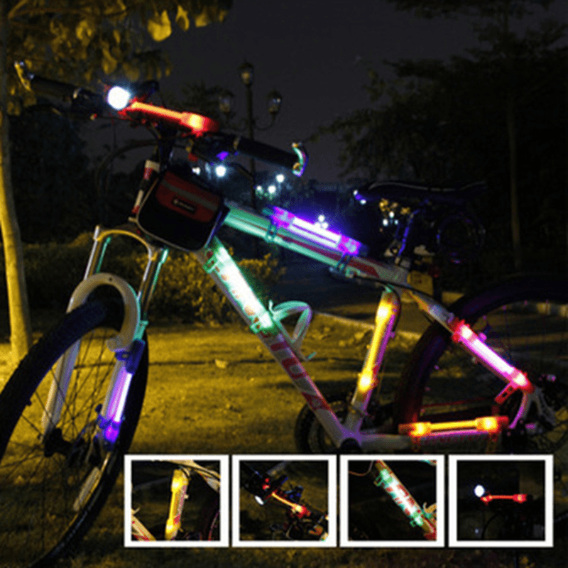 LED Bicycle Flashing Light Night Riding Cycling Warning Light Outdoor Safety Light