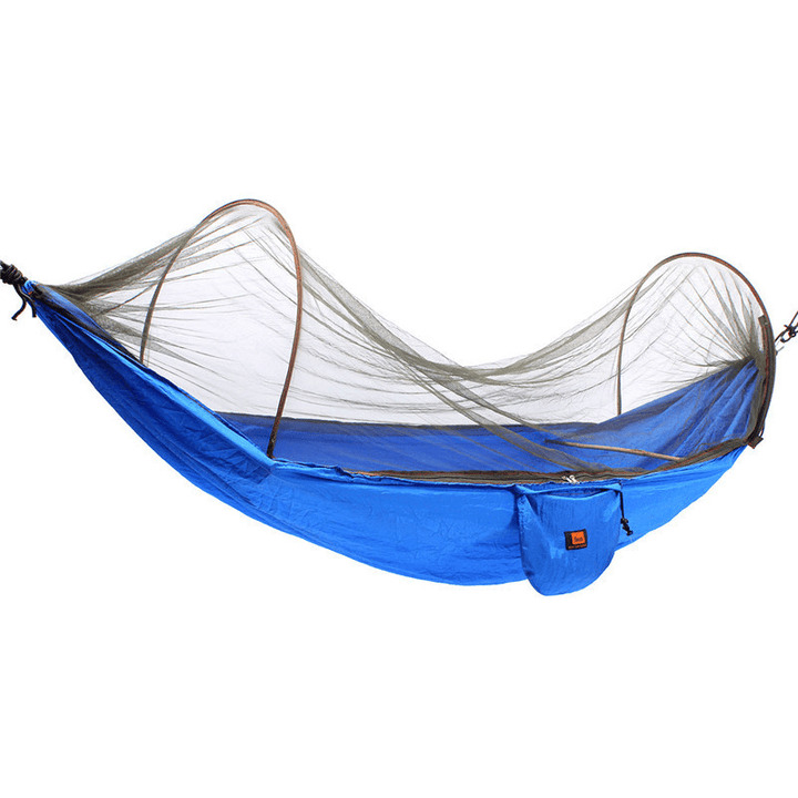 Outdoor Portable Camping Parachute Hammock Hanging Swing Bed with Mosquito Net