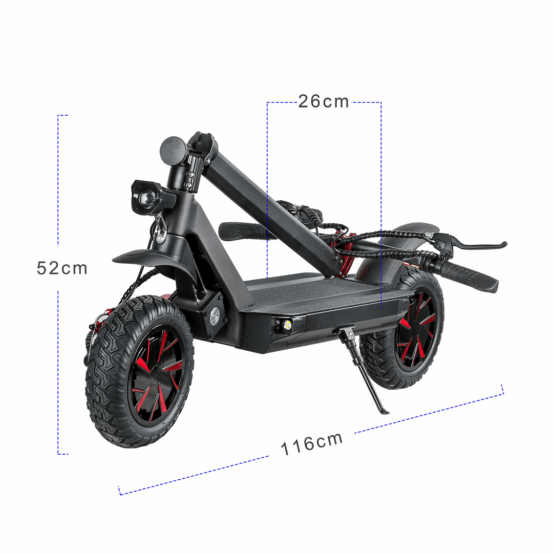 ESWING ESM8 60V 20.8Ah 3600W Dual Motor Folding Electric Scooter 70Km/H Top Speed Max Load 150Kg 11 Inches Electric Scooter