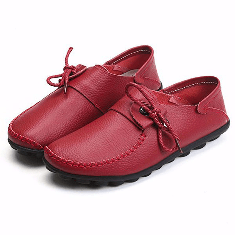 Women Soft Comfortable Leather Flats US Size 5-12