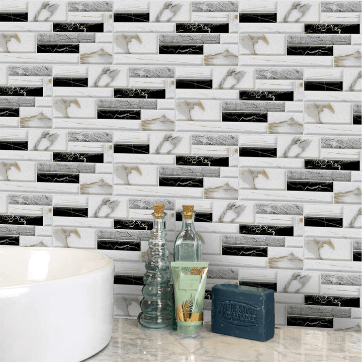 9Pcs/27Pcs/54Pcs Wall Sticker Kitchen Tile Stickers Bathroom Self-Adhesive Wall Decor Home DIY