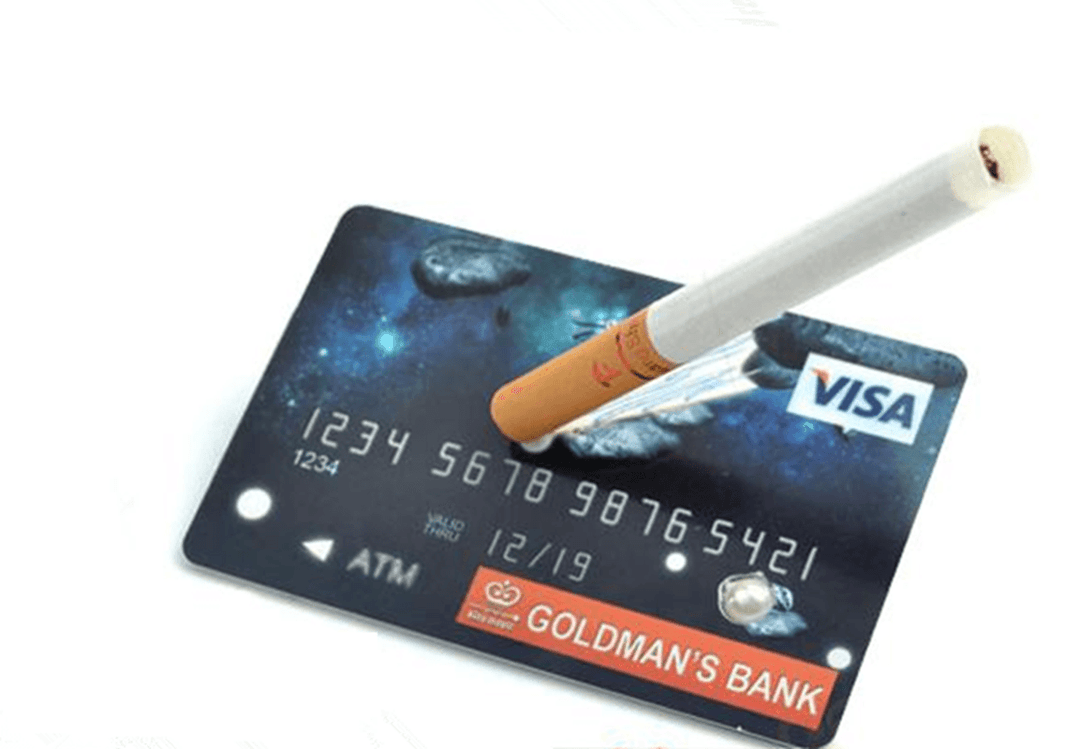 Floating Cigarettes on Credit Card Telekinetic Cigarette Float Close up Magic Trick Easy to Do Magia Joke Toys Fun