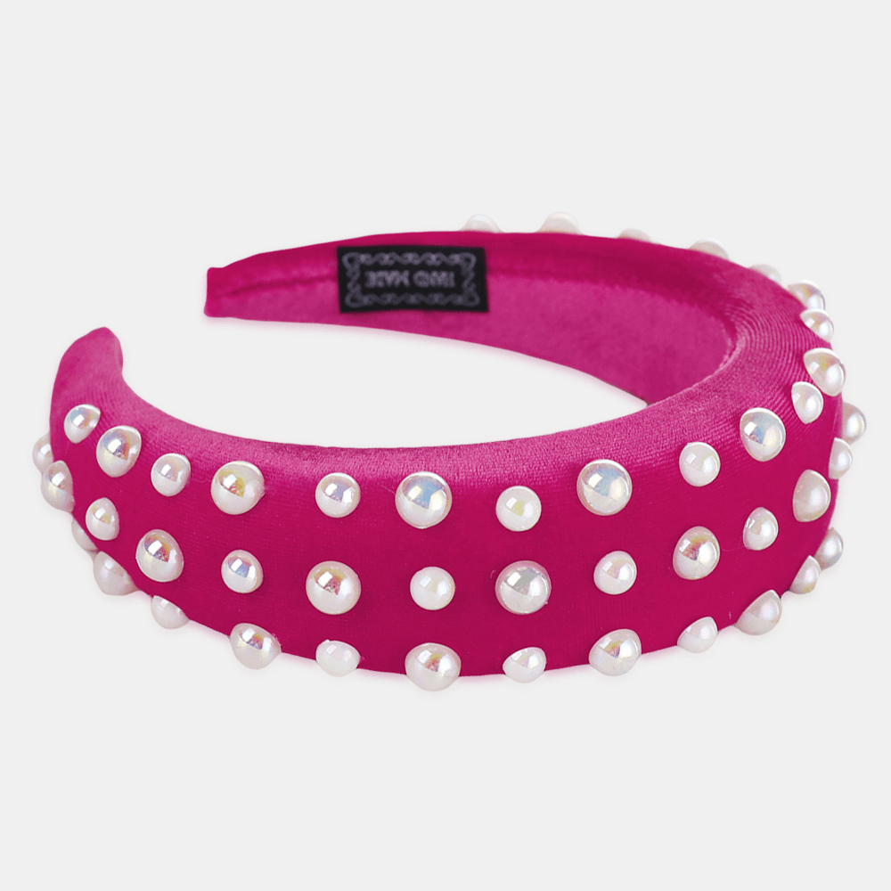 Pearl Sponge Headband Multicolor Ladies Headband