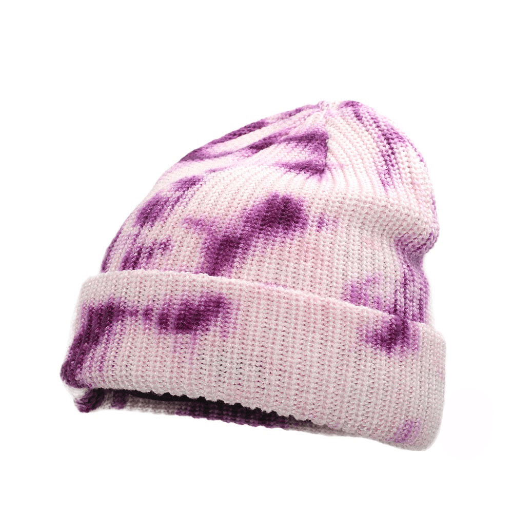 Gradient Color Knitted Hat Lovers Keep Warm and Cold