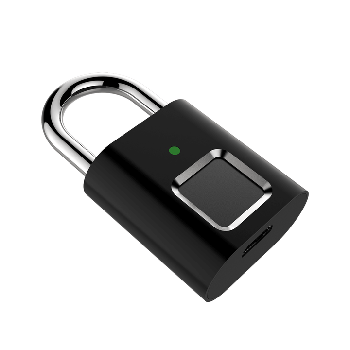 Anytek Smart Fingerprint Lock Security Keyless Padlock for Door Box Bag USB Charging