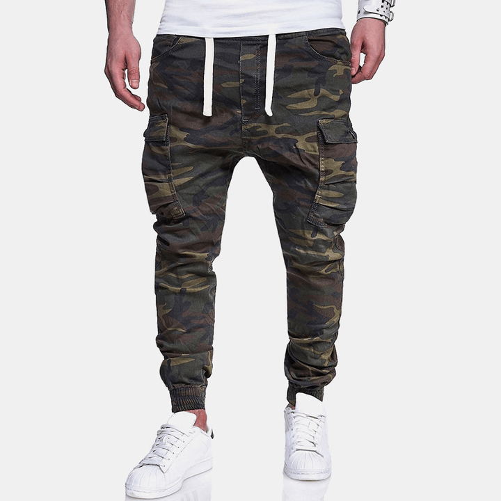 Men Camouflage Printed Casual Pants Sweatpants