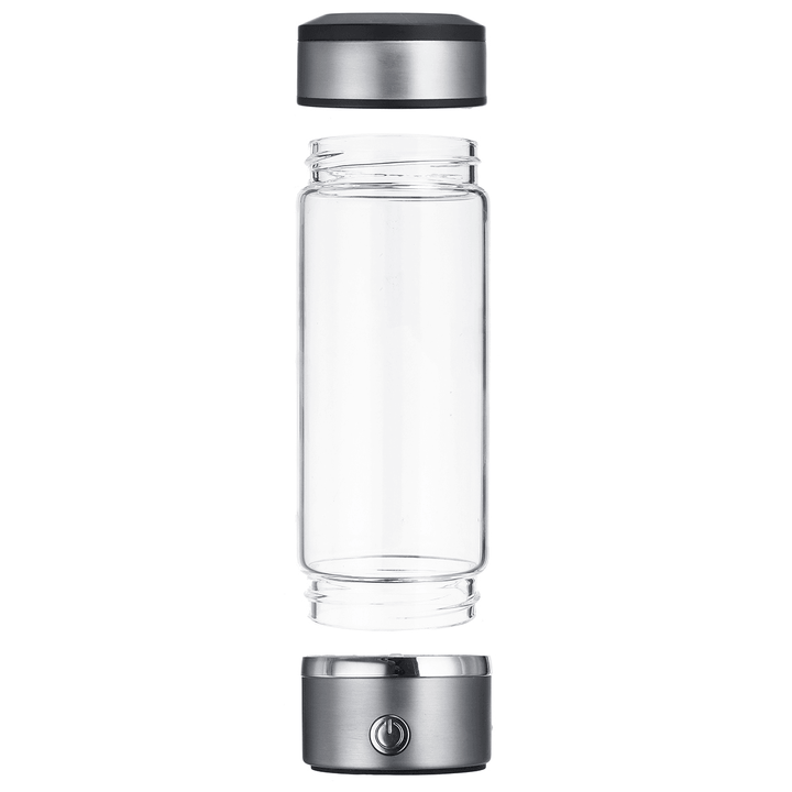 420ML Water Ionizer Bottle Rechargeable Negative Ion Water Cup Hydrogens-Rich Water Cup