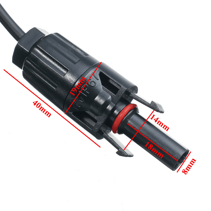 5 Meters MC4 Male Connectors Solar Panel Cable Extensions Wire for Caravan Boat