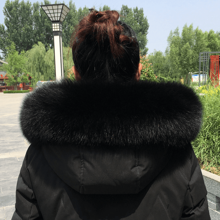 Collar Real Fur Men and Women Autumn and Winter Scarf Neck