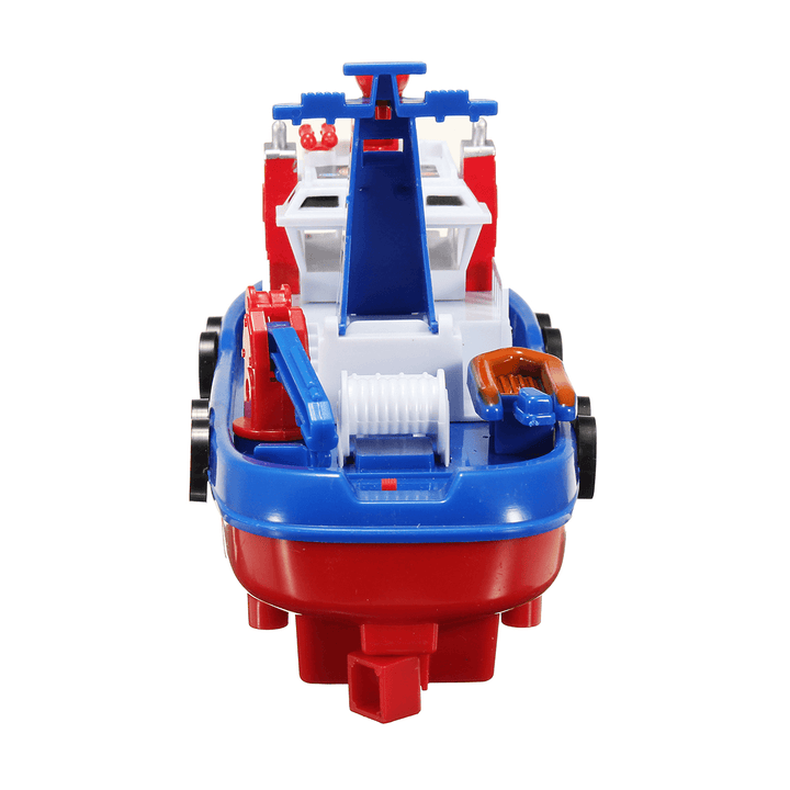 Kids Electric Fireboat Toy Children Rescue Water Spray Light Music Baby Bath Toy BoysÔºÜGirls Gift