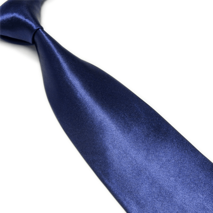 Men'S Imitation Silk Solid Color Wide Tie Knot Wedding Banquet Bright