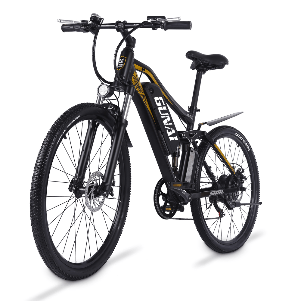 [EU DIRECT] GUNAI MX60 500W 48V 15Ah 27.5 Inch Electric Bicycle 40Km/H Max Speed 80Km Mileage 150Kg Max Load