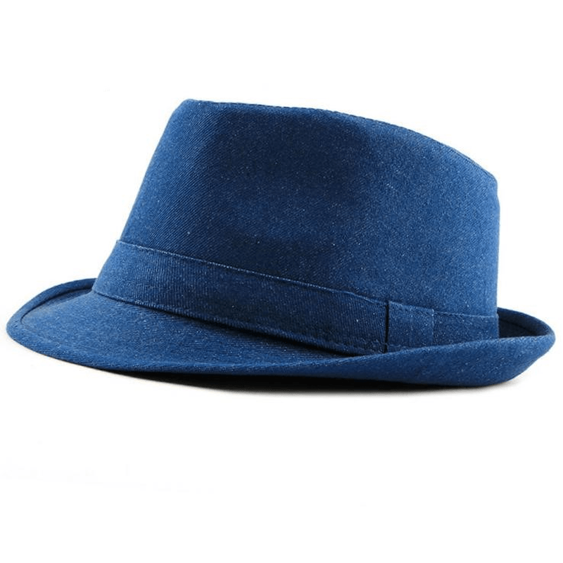 Denim Light Board British Style Jazz Hat