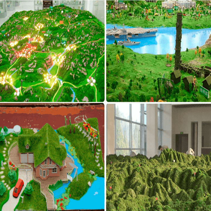 30G 2Mm Simulation Woodland Scenics Static Grass Flock Scatter Scenery Grass Decorations