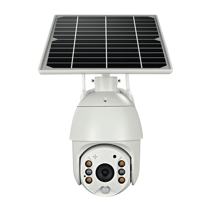 INQMEGA 1080P Wifi IP Camera Solar Power Panel PTZ Dome Outdoor Wireless Security Camera