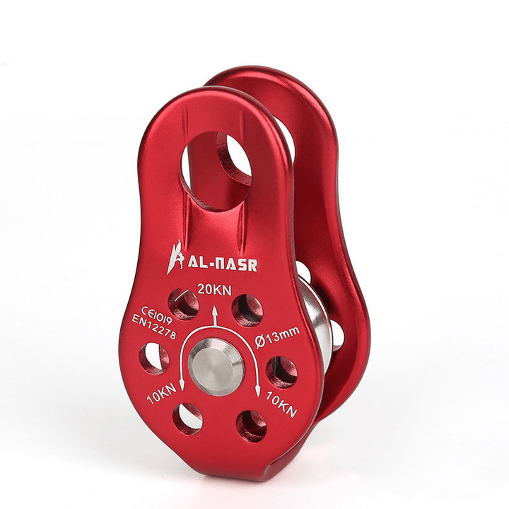 XINDA AL8610 Aluminum Alloy Single Fixed Climbing Pulley Rescue Aloft Work Rappelling Equipment - MRSLM