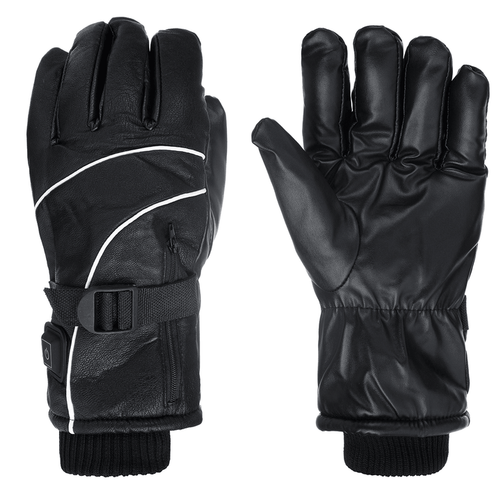 3.7V 2600/4000Mah Electrically Heated Gloves Waterproof Windproof Motorcycle Winter Warmer Outdoor Thermal Equipment