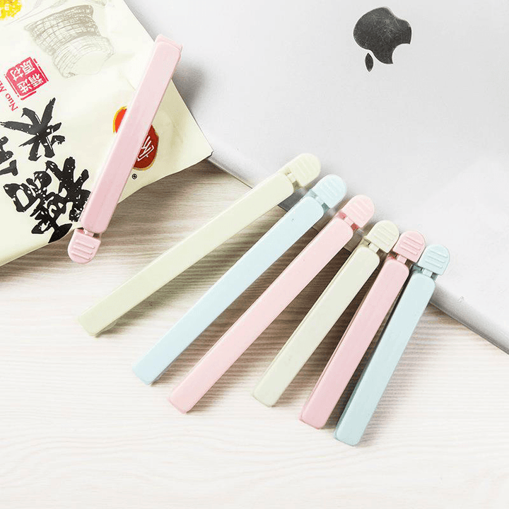 5 PCS Portable New Kitchen Storage Food Snack Seal Sealing Bag Clips Sealer Clamp Plastic Tool Kitchen Accessories Bag Clips