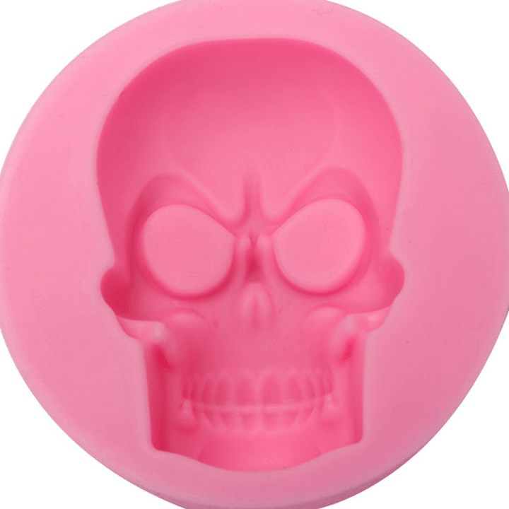 Skull Fondant Mold Silicone Mold Decorating Cake Mould