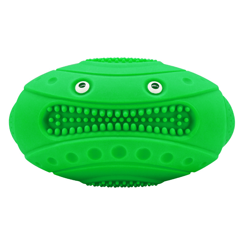 Creative Frog Rugby Water Floating Dog Toy Sound