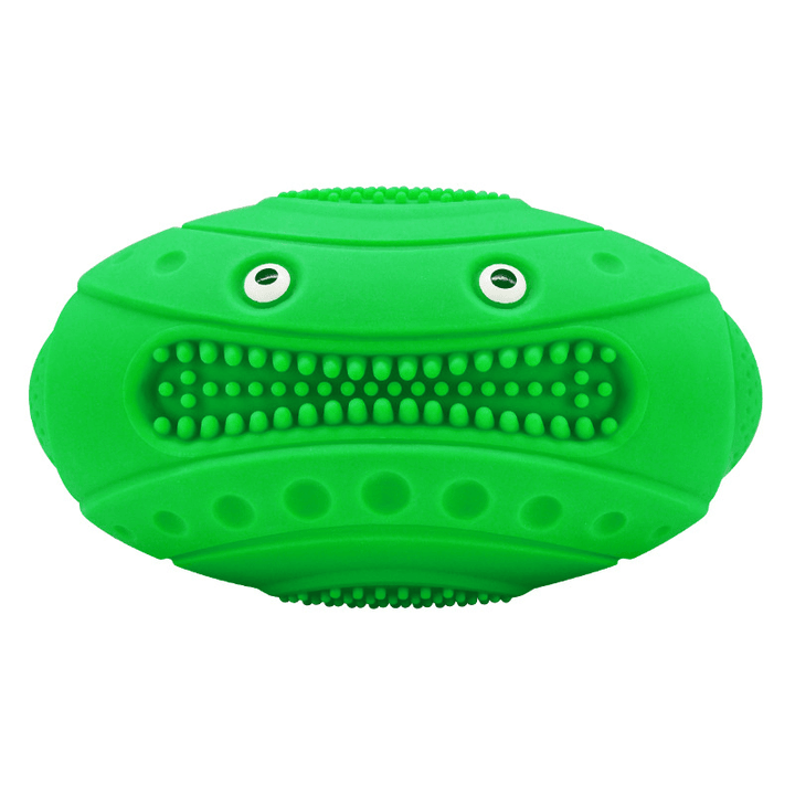 Creative Frog Rugby Water Floating Dog Toy Sound