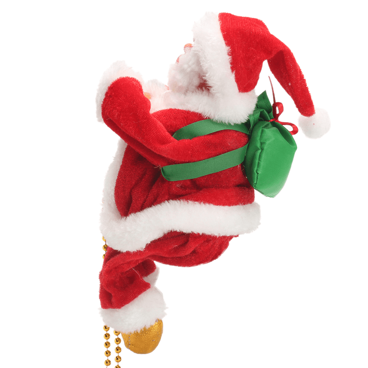 Christmas Senta Claus Climbing Ladder Hanging Decorations Holiday Gift