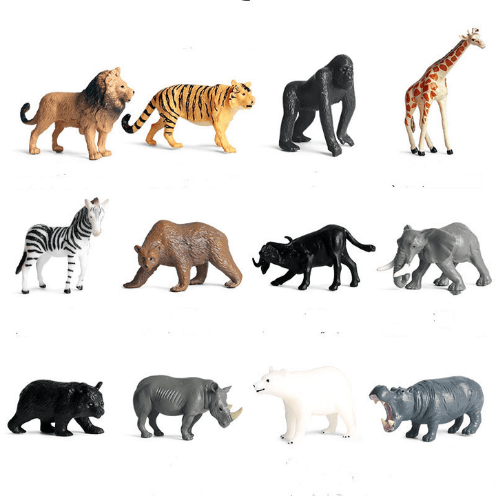 Simulation Wild Animal Model Toy Mini Animal