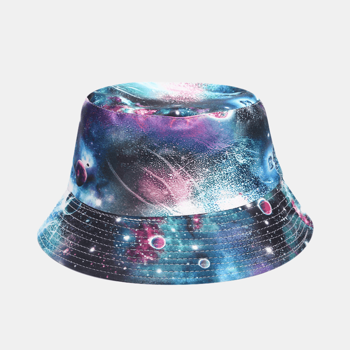 Graffiti Galaxy Fisherman Hat Women'S Cotton Basin Hat Bucket Hat