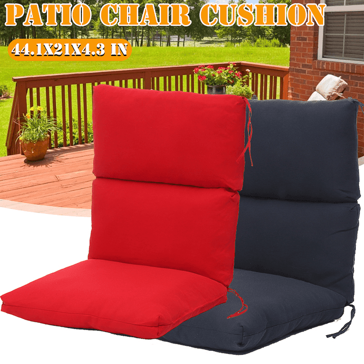 High Back Recliner Cushion One-Piece Cushion Solid Color Waterproof Sunscreen Chair Pad for Furniture