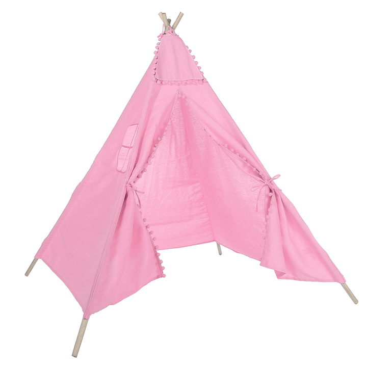 1.6M Kids Play Tent Cotton Teepee Wigwam Sleeping House Indoor Outdoor