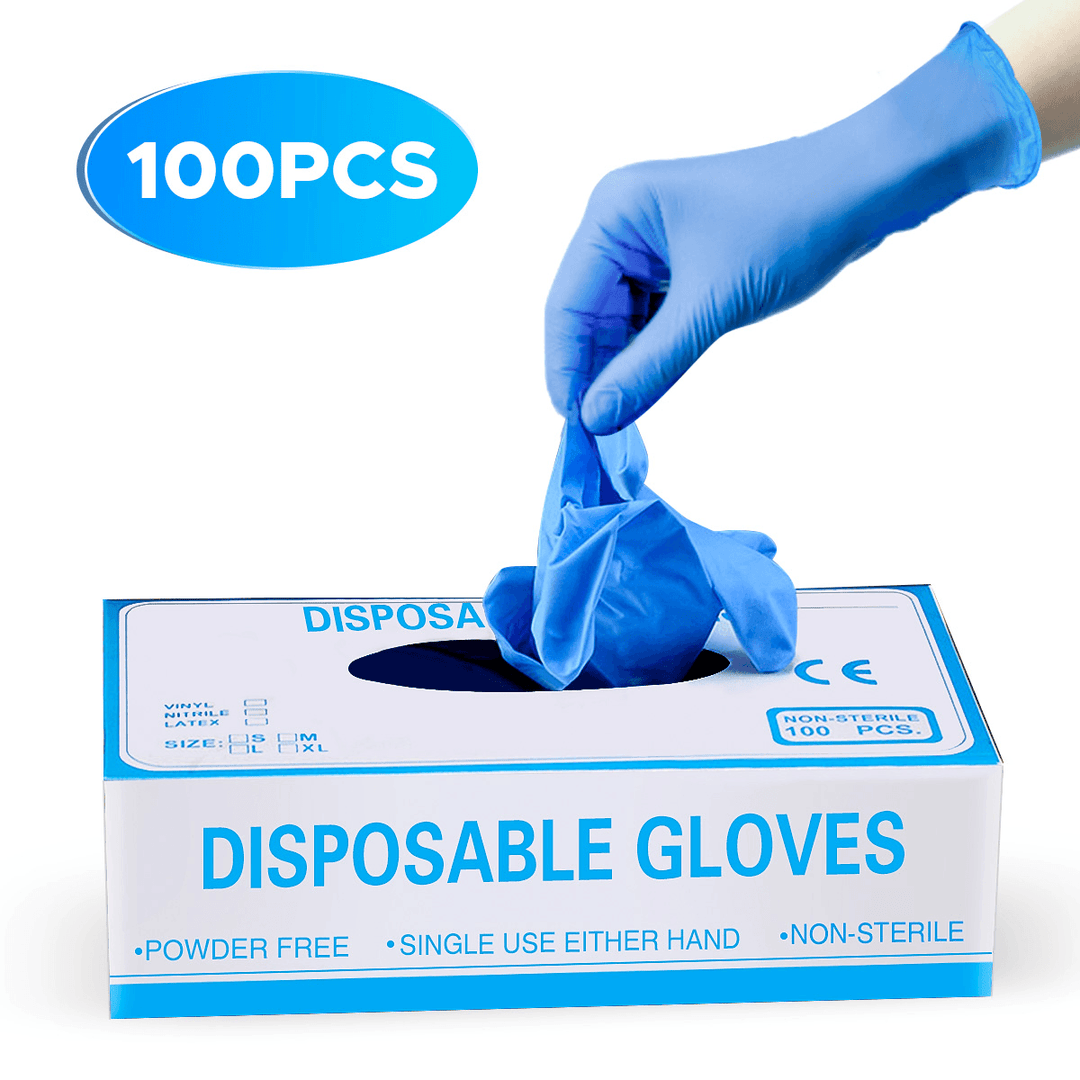 Ipree¬Æ 100 Pcs Disposable Camping Picnic PVC Gloves Prevent Dust Waterproof Oil-Proof Anti-Fouling Glove