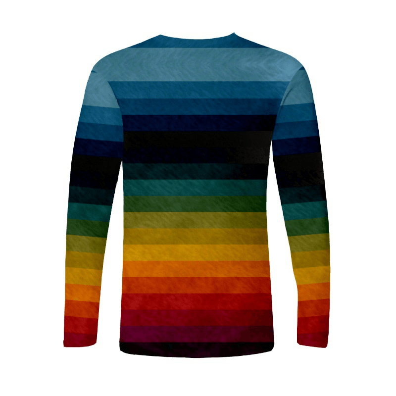 3D Digital Printing Casual Trend Men'S Long-Sleeved T-Shirt