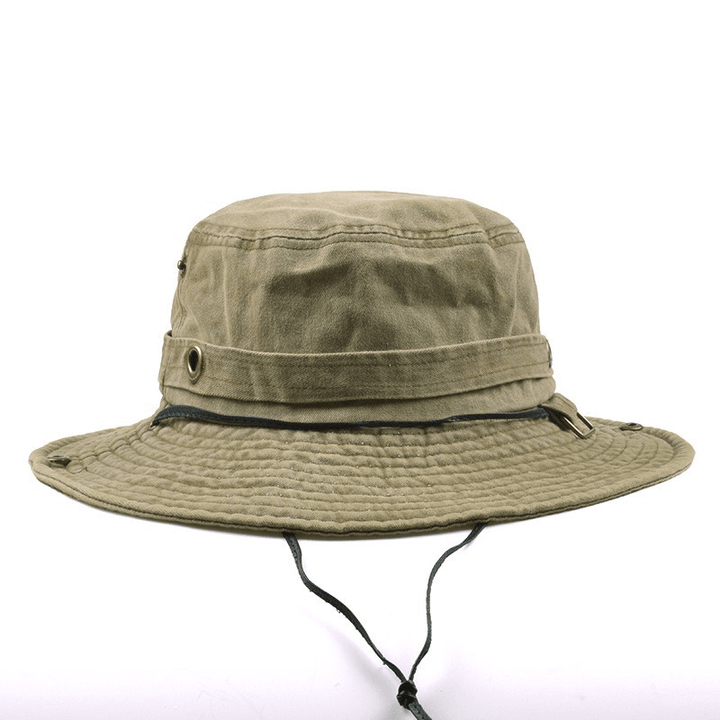 Unisex Foldable Cotton Washed Bucket Hat