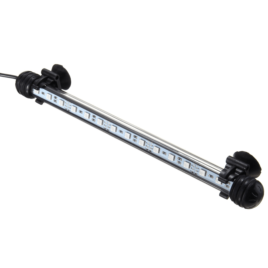 28CM 4.5W SMD5050 RGB LED Aquarium Fish Tank Light Color Changing Bar Submersible Lamp + 44Keys Remote Control