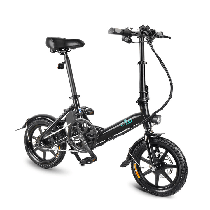 FIIDO D3 36V 5.2Ah 250W 14 Inches Folding Moped Bicycle 25Km/H Max 35KM Mileage Mini Electric Bike