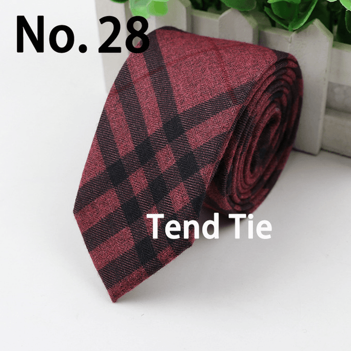 Men'S Tie New Ultra-Narrow Wool Elegant Atmosphere