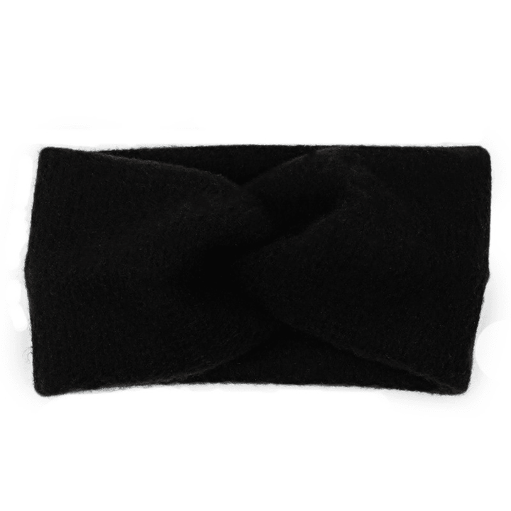 Simple and Versatile Wide-Sided Cross Woven Knitted Headband